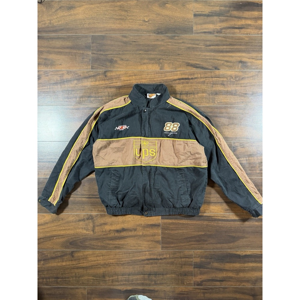 Y2K Winners Circle Dale Jarrett #88 UPS Robert Yates Racing NASCAR Jacket XL